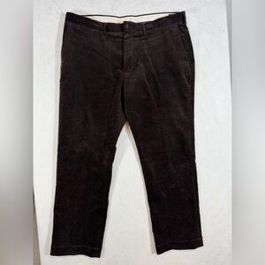 Polo Ralph Lauren 40W 30L Dark Brown Stretch Classic Fit Corduroy Pants